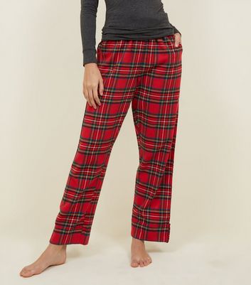 Femmes Carreaux Pantalon Pyjama Bottoms Sleepwear Nightwear coton tartan